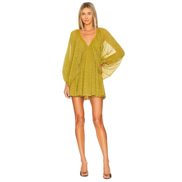 Tularosa Nola Dress in Sage Green Small New Womens Mini Cocktail Party - Picture 1 of 10